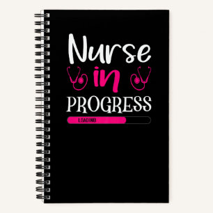 Nurse In Progress Nursing Student Future Nurse Lif Notebook