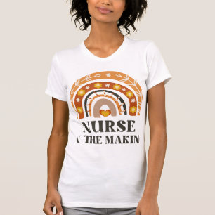 Nurse in the Making Vintage Rainbow T-Shirt