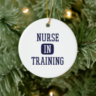Nurse In Training Future Nurse Nursing School Ceramic Tree Decoration