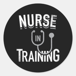 Nurse In Training Nursing Student Future Nurses Classic Round Sticker