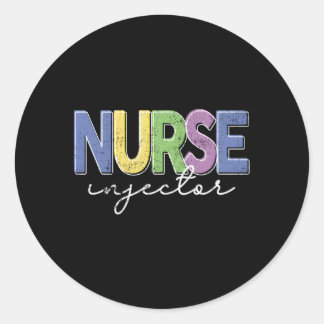 Nurse Injector Aesthetic Nurse Injector Classic Round Sticker