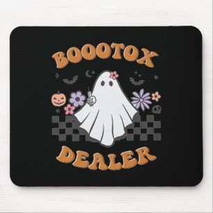 Nurse Injector Halloween Retro Botox Dealer Ghost Mouse Mat