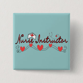 Nurse Instructor Gifts 15 Cm Square Badge