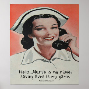 Nurse is my Name Poster