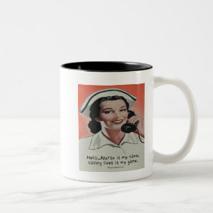 Nurse is my Name Two-Tone Coffee Mug