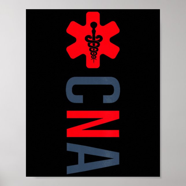 Nurse istant Certified Nursing istant CNA Back of Poster (Front)
