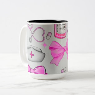 Nurse Items Two-Tone Coffee Mug