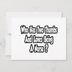 Nurse Joke...Two Thumbs