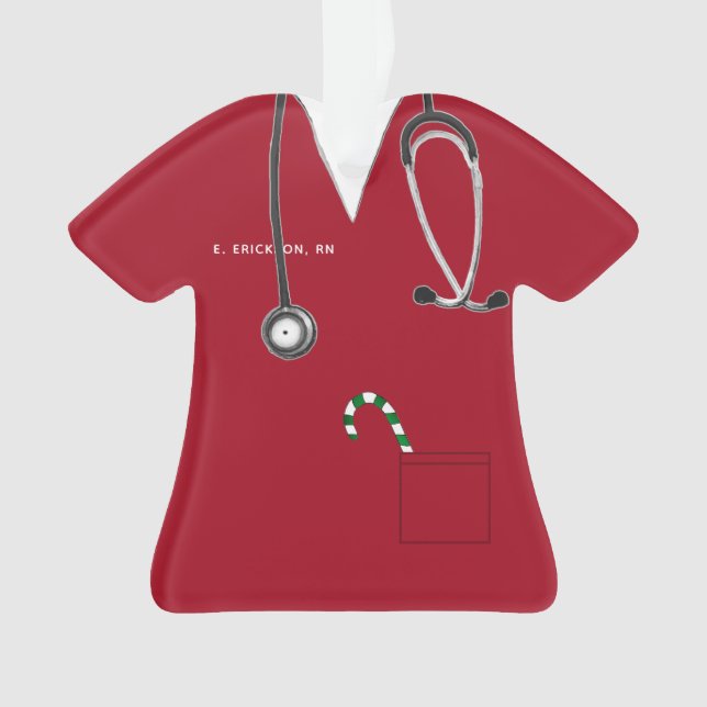 Nurse Keepsake Ornament (Front)
