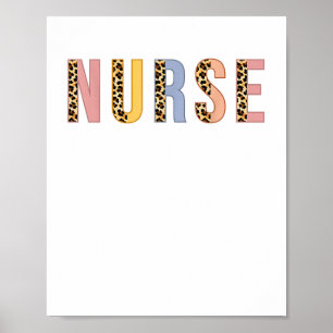 Nurse Leopard Cheetah Print Rn Appreciation Day Wo