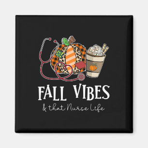 Nurse Leopard Pumpkin Fall Vibes And That Nurse Li Magnet