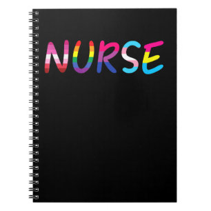 Nurse Lgbt Flag Gay Pride Month Transgender Rainbo Notebook