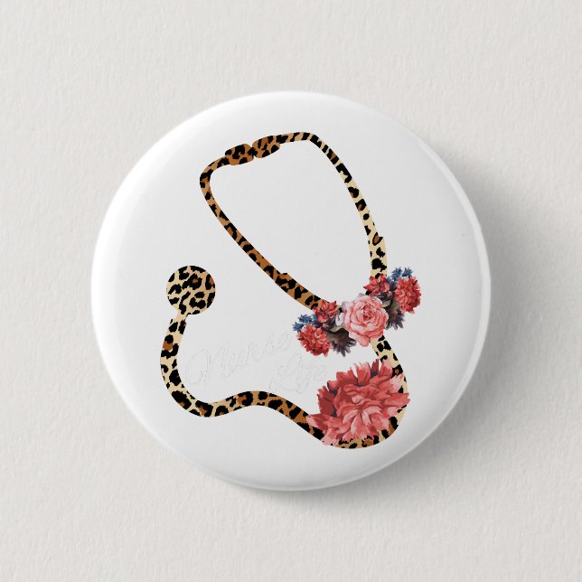 Nurse Life   6 Cm Round Badge (Front)