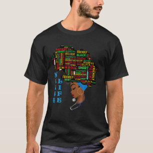 Nurse Life - Afro Melanin Black Nurse Nursing June T-Shirt