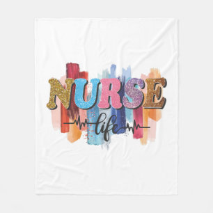 Nurse life  fleece blanket