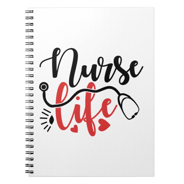 Nurse Life Gifts  Notebook (Front)