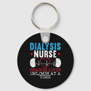 Nurse Life Heartbeat Key Ring