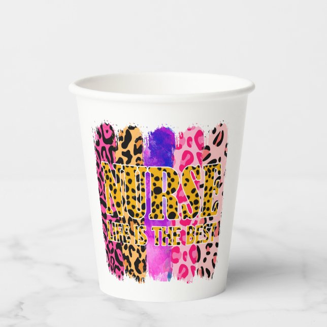 Nurse Life Is The Best (1) Paper Cups (Front)