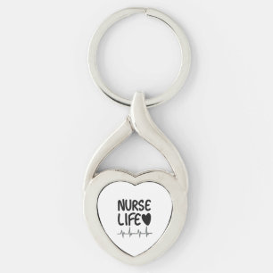 Nurse Life Key Ring