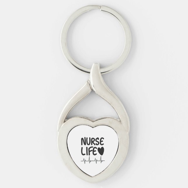 Nurse Life Key Ring (Front)