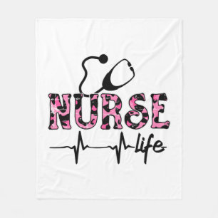 Nurse Life - Living that Nurse Life Fleece Blanket