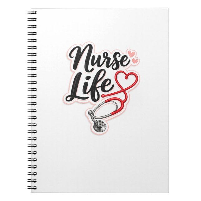 Nurse Life Notebook Gift for Nurses (Front)
