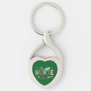 Nurse Life Nurse Day Gifts St Patricks Day  Key Ring