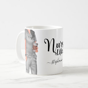 Nurse Life Personalised Coffee Mug