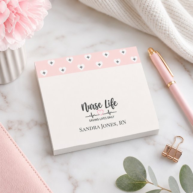 Nurse Life Saving Lives Post-it Notes (Creator Uploaded)