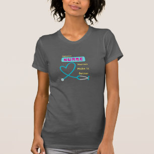 Nurse Life: Stethoscope Heartbeat Shirt