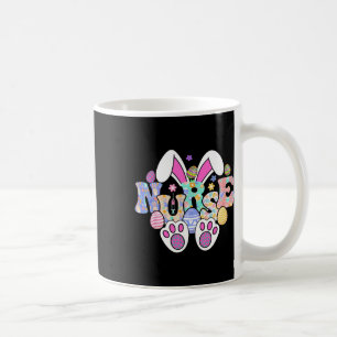 Nurse Life Stethoscope Nursing Cute Easter Bunny E Coffee Mug