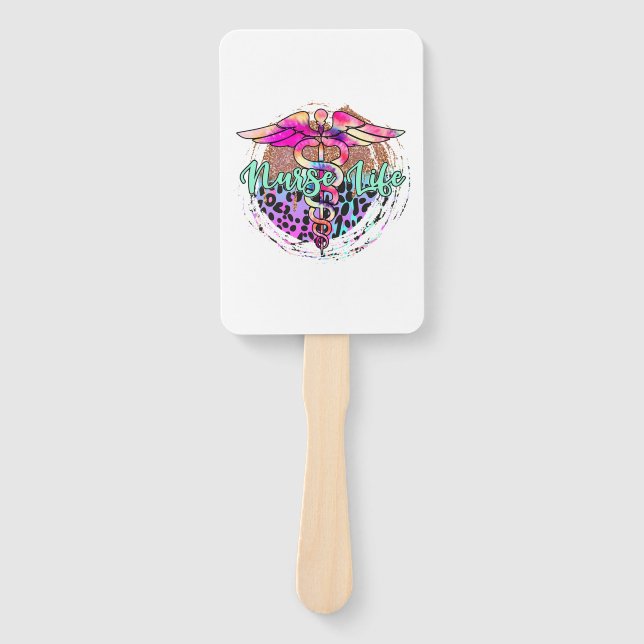Nurse life Sticker 1 Hand Fan (Front)