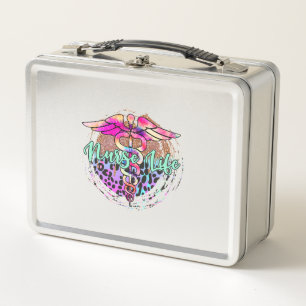 Nurse life Sticker 1 Metal Lunch Box