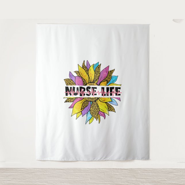 Nurse life Sticker  Tapestry (Front)