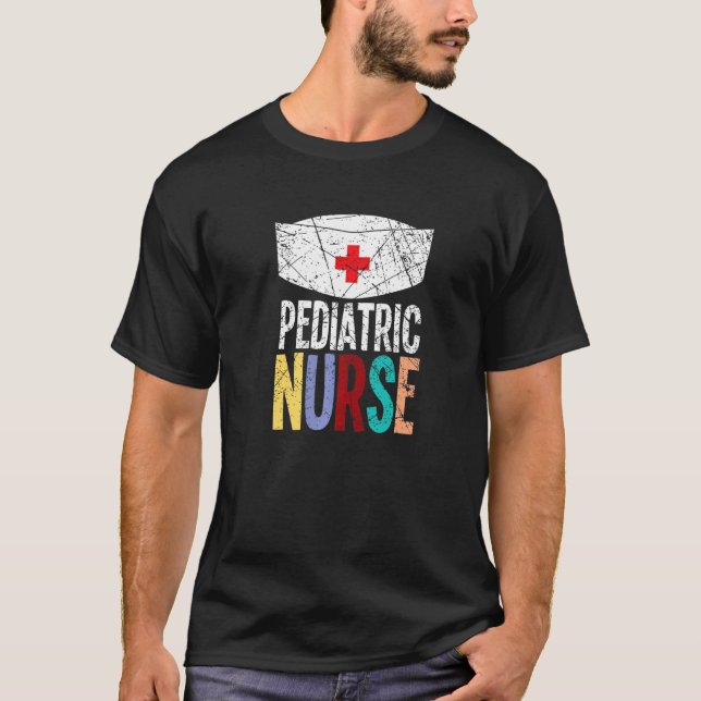 Nurse Lifesavers Nursing Paediatrics Medicine Vint T-Shirt (Front)