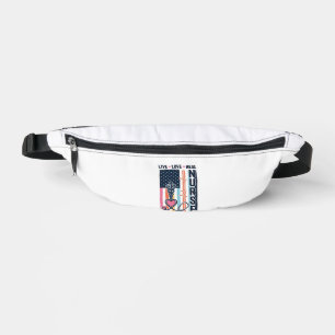Nurse Live Love Heal Patriotic Vintage Vector Desi Bum Bags