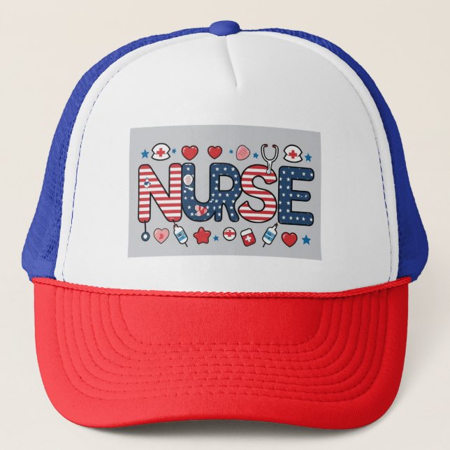 Nurse Logo Hat – Stylish Cap for Proud Nurses (Front)