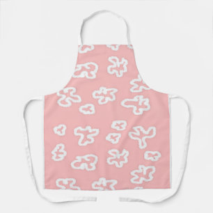 Nurse Logo Kitchen Home Care Pink Blossoms Apron