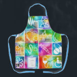 Nurse Love Apron<br><div class="desc">Celebrate the compassion, dedication, and hard work of nurses with our "Nurse Love" collection! Featuring beautifully designed items that reflect the heart of the nursing profession, this collection is perfect for expressing gratitude, love, or simply showing pride in the nursing field. From totes and tees to party supplies and unique...</div>