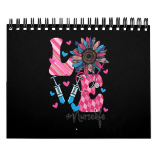 Nurse love hippie calendar