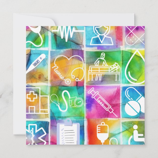 Nurse Love Holiday Card (Front)