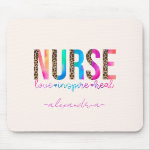 Nurse - Love, Inspire, Heal Mouse Mat