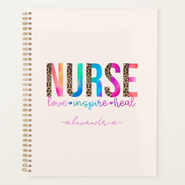 Nurse - Love, Inspire, Heal Planner (Front)