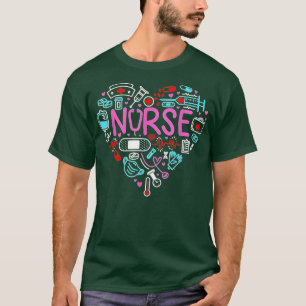 Nurse Love Nursing Student RN Life Thank You Gifts T-Shirt