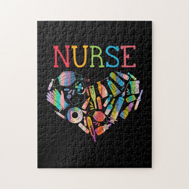 Nurse Love Nursing Student RN Life Thank You Jigsaw Puzzle (Vertical)