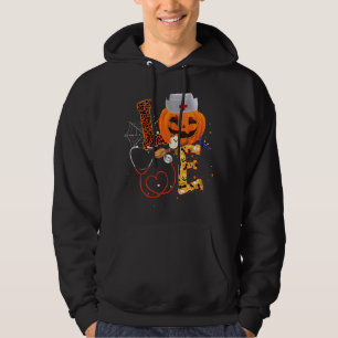 Nurse Love Pumpkin Shirt Funny Halloween Nurse Gif