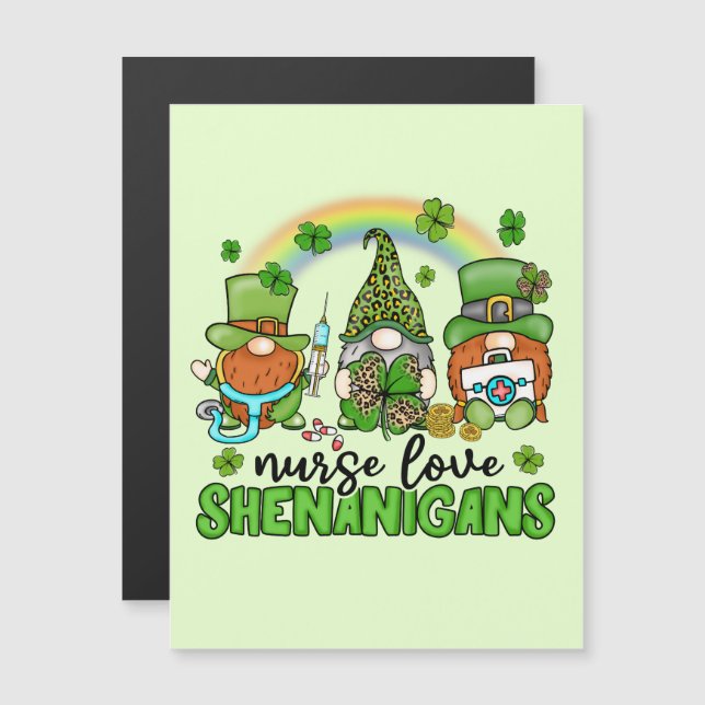 Nurse Love Shenanigans St. Patrick's (Front/Back)