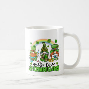 Nurse Love Shenanigans St. Patrick's Coffee Mug