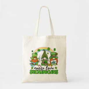 Nurse Love Shenanigans St. Patrick's Tote Bag