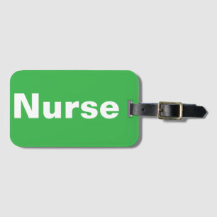 Nurse Luggage Tag